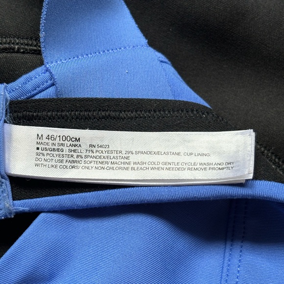 Gap Blue Sports Bra Lightly Padded | Size Medium - Picture 6 of 7